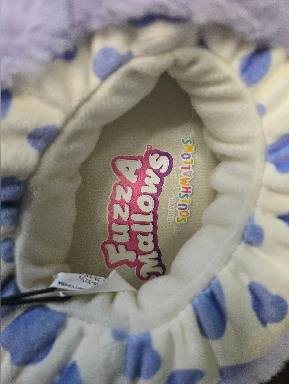 NWT Squishmallow Girls Fuzz A Mallow Size 4-5 Slipper Shoe